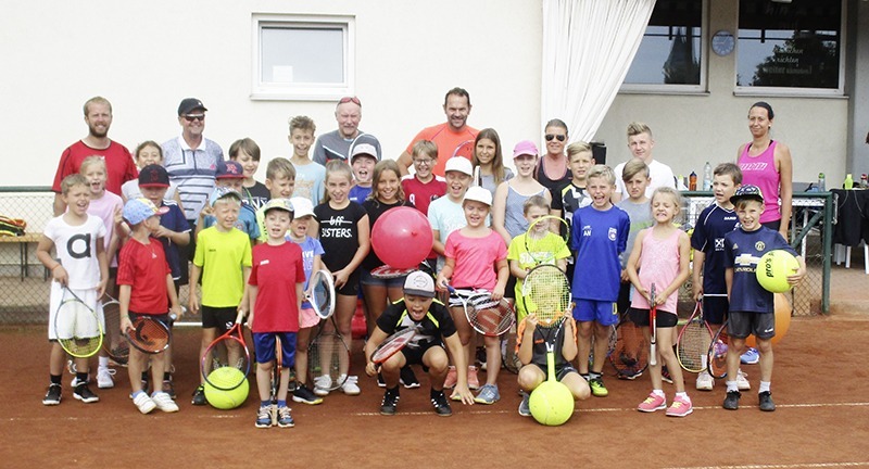 Spaß und Spiel beim TennisCamp 2019