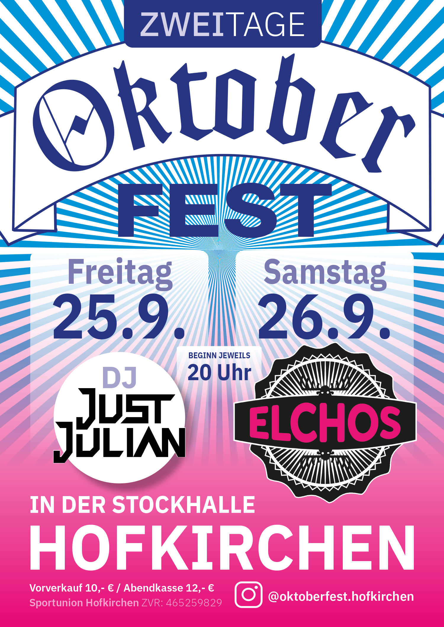 Oktoberfest in Hofkirchen 2026